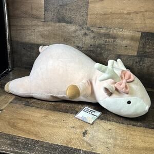 Pillowfort "Just Peachy Deer" 20″ Weighted Plush Throw Pillow –Retired Pink Deer